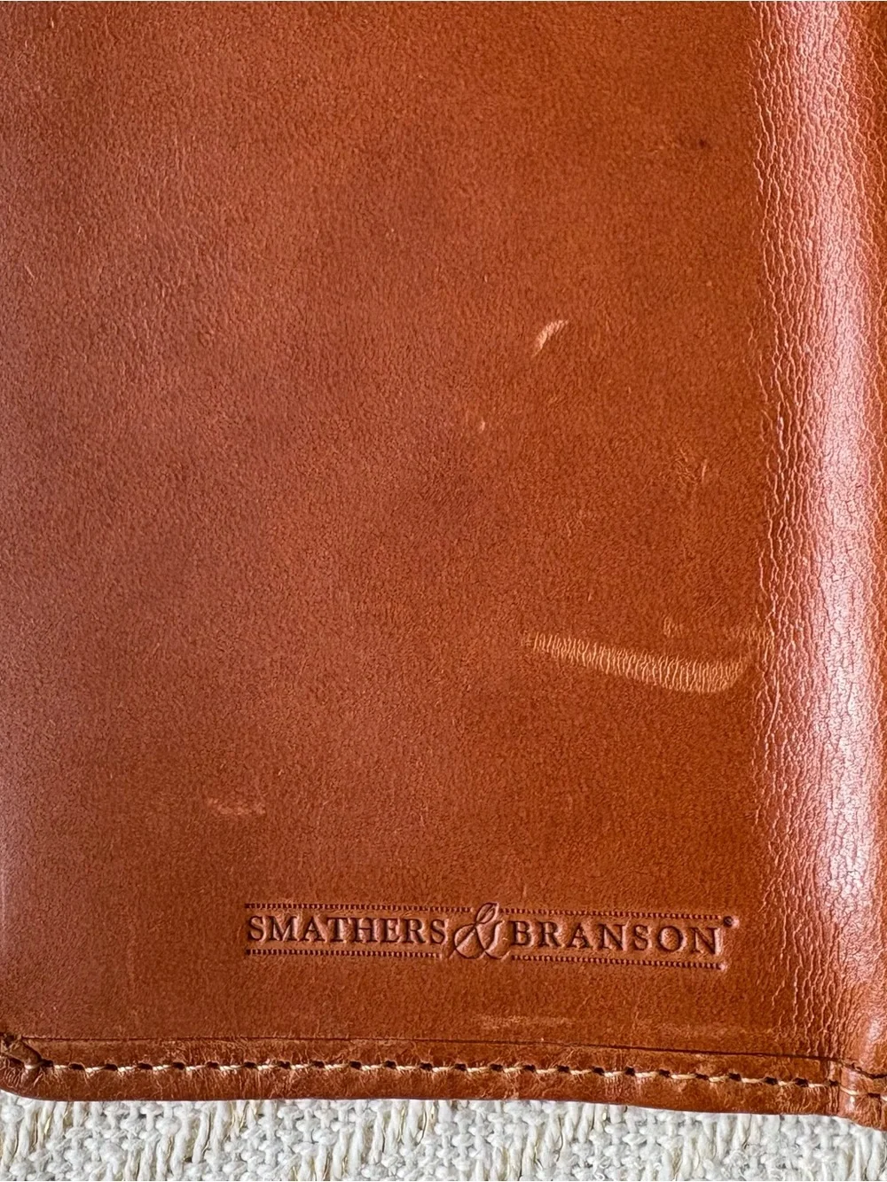 Smathers & Branson Needlepoint Golf Club Scorecard Holder NWT with monogram HWJ